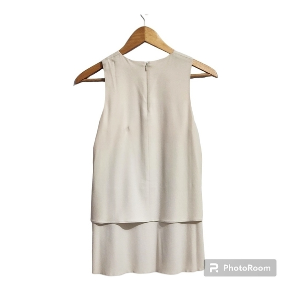 THEORY Sleeveless Layered Top - Picture 1 of 8
